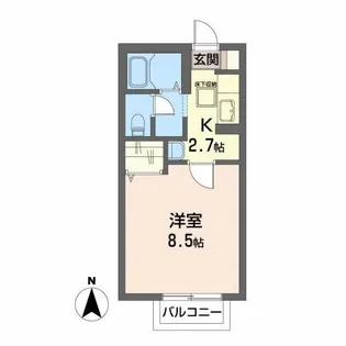 フラワー庄太【1階】の間取り