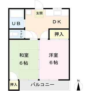 増子アパート【1階】の間取り