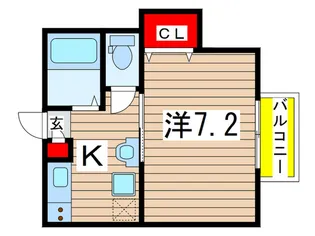 サザンクロス【2階】の間取り