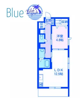 エテルノ弥勒寺【2階】の間取り