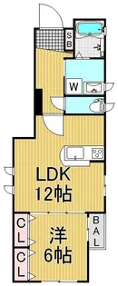 TriBeCa Meguro【2階】の間取り
