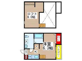 FIRST QUARTER【2階】の間取り