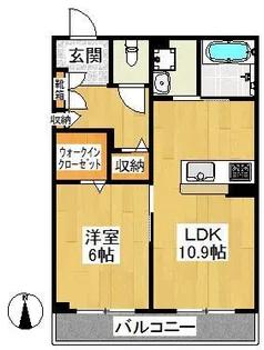 グランドソレイユ【1階】の間取り