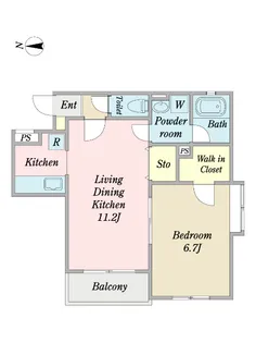 Pres du parc【2階】の間取り