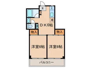 Kフォ-ト【2階】の間取り