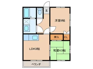 アベニール葉山【2階】の間取り