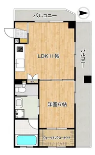 クリオ喜多見【5階】の間取り