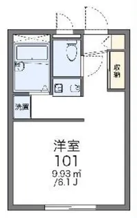 レオパレスデルニエKII【1階】の間取り