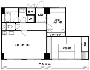 ルポール藤屋【3階】の間取り