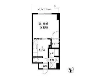 チェリーコート岡野【5階】の間取り