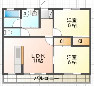 ベリーハイツ【2階】の間取り
