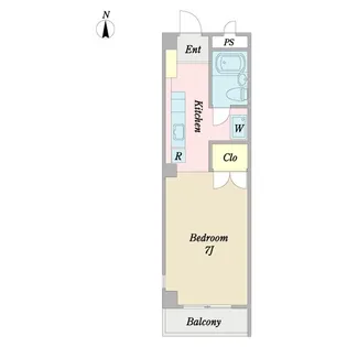 シティー東葛西【4階】の間取り