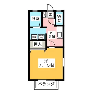 ラ ルミエール【1階】の間取り