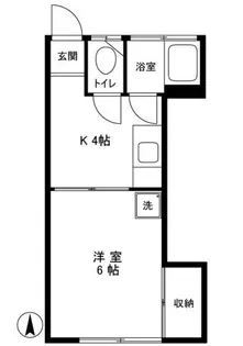 第2コーエイフラット【1階】の間取り