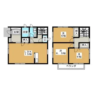 グリーンフォレストB棟【1階】の間取り
