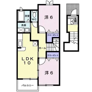 ピーノパストラル5【2階】の間取り
