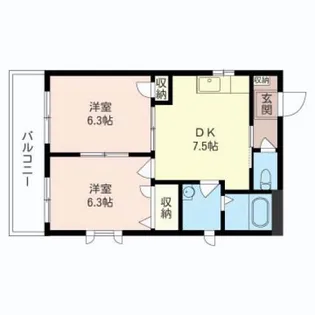 リーベンハイム【2階】の間取り