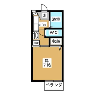 ハイム矢澤【1階】の間取り