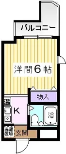 メゾンF and E【1階】の間取り