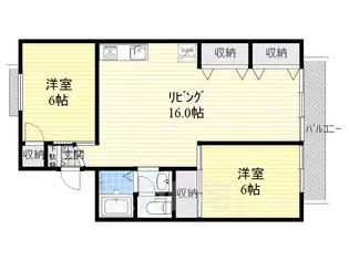 セジュール白鷺2【2階】の間取り