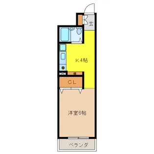 ホームレジデンスA【5階】の間取り