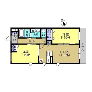 リラフォート等々力【3階】の間取り