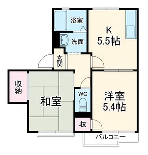 オートメゾンモウリ【2階】の間取り