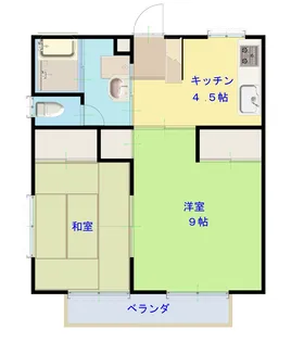 イーストM【2階】の間取り