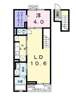 オースト・シュロス【4階】の間取り