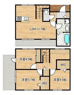 Maison M2~メゾンエムツー~の間取り