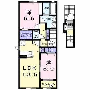 サニー・ビレッジ I【2階】の間取り