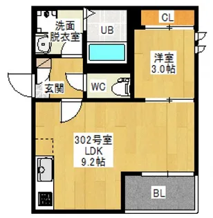 Regalest arce【3階】の間取り