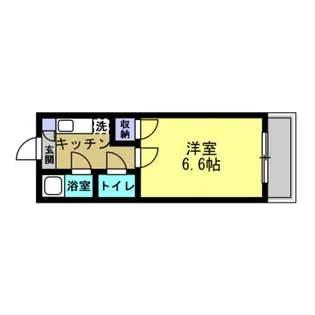 アーバン徳兵衛【3階】の間取り