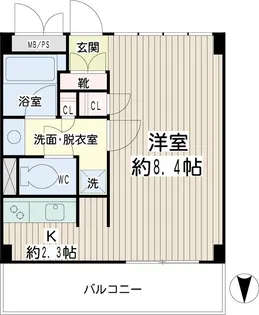 豊岡旭フーガ【3階】の間取り