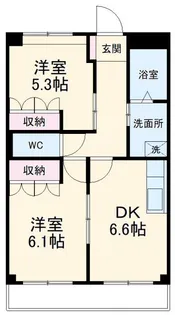 パインハート【1階】の間取り