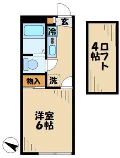 レオパレスハーモニー(29194)【2階】の間取り