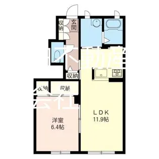 エスポワール【1階】の間取り