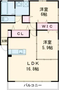 MAS2013 A【2階】の間取り