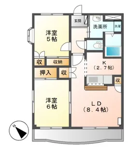 メゾン・グランディア【3階】の間取り