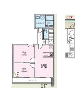 レコルト【2階】の間取り