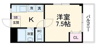 トロワピジョン【1階】の間取り