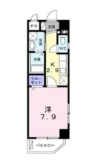 アンドーバーテラス銘苅【5階】の間取り