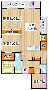 La Cour Miyako West【2階】の間取り