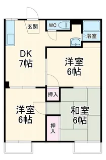 メゾン並木A【1階】の間取り