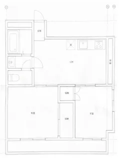 セントラルコーポ【4階】の間取り