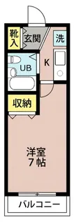 エスコートパレス【2階】の間取り