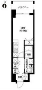 アーバネックス北浜【9階】の間取り