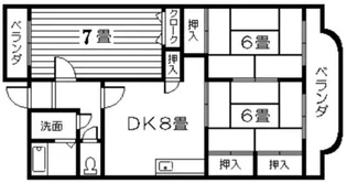 レクエルド・ギコー【1階】の間取り