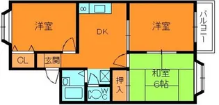 モンメゾン斑鳩【1階】の間取り