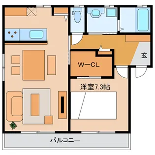 グランドガーデンルプラ【2階】の間取り